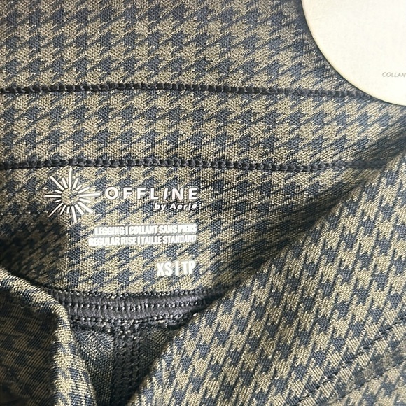 Offline by Aerie Hi Rise Skinny Leggings Houndstooth Womens Size XSmall NWT - Picture 7 of 11